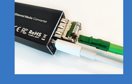 Green fiber cable in the converter