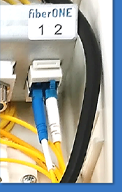 Connected fiber cable